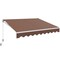 10 x 8.2 Feet Retractable Awning with Easy Opening Manual Crank Handle